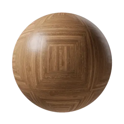 Brown Square Solid Wood Parquet Floor