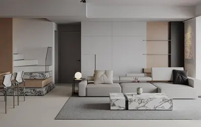 Modern Living & Dining Room