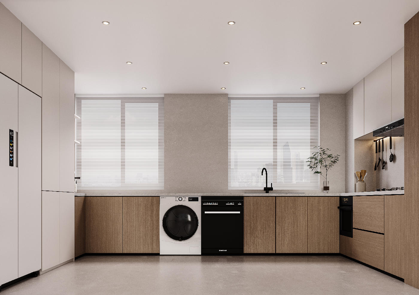 Modern Open Kitchen