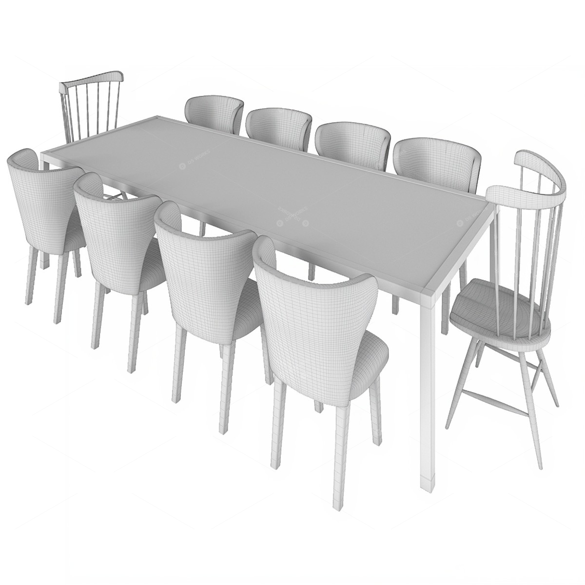 Furniture Sets 3D Models 2