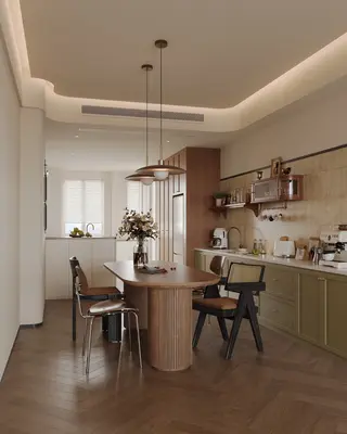 Mid-Century Modern Dining Room (Home)