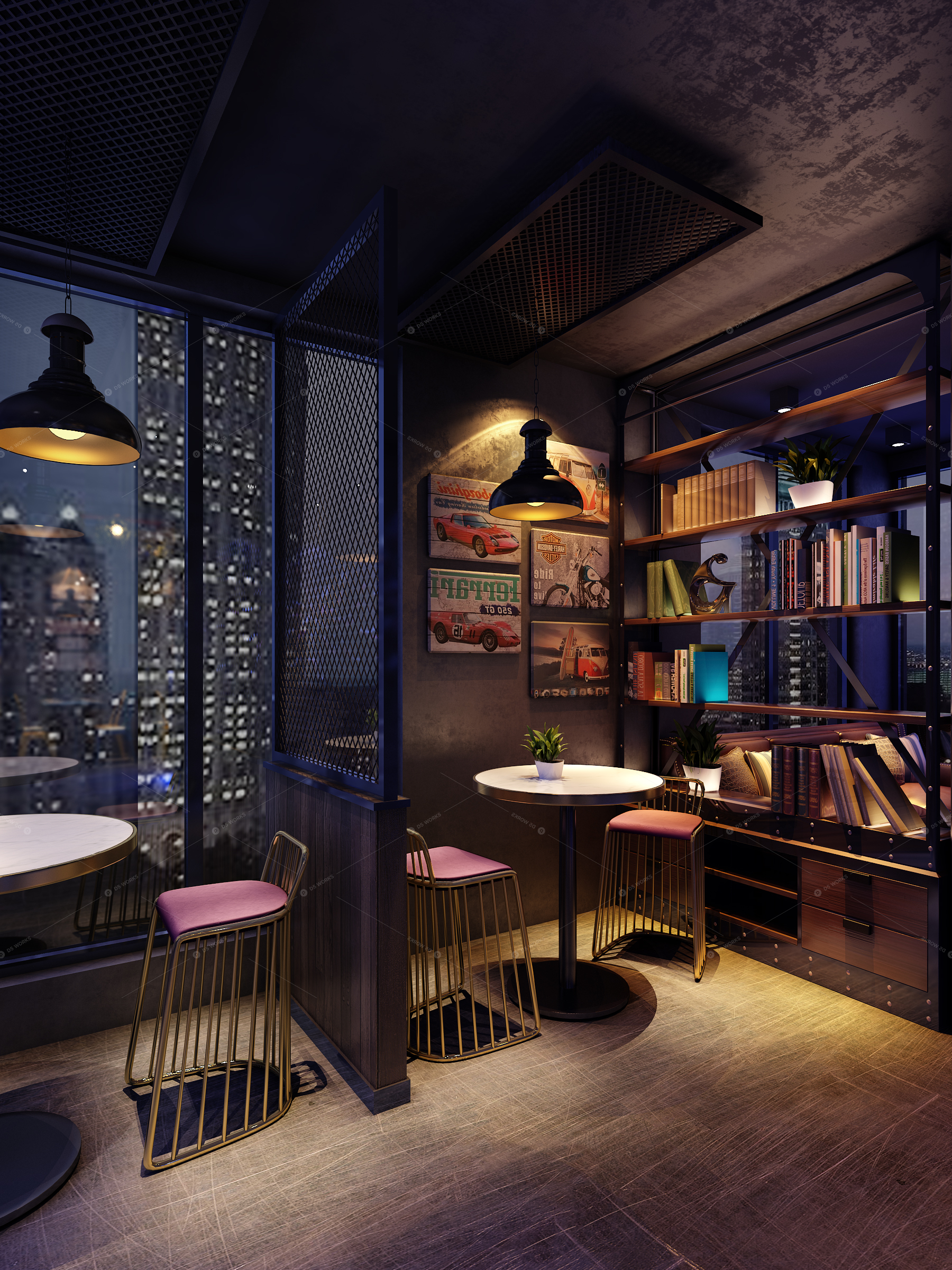 Restaurant Spaces 3D Models