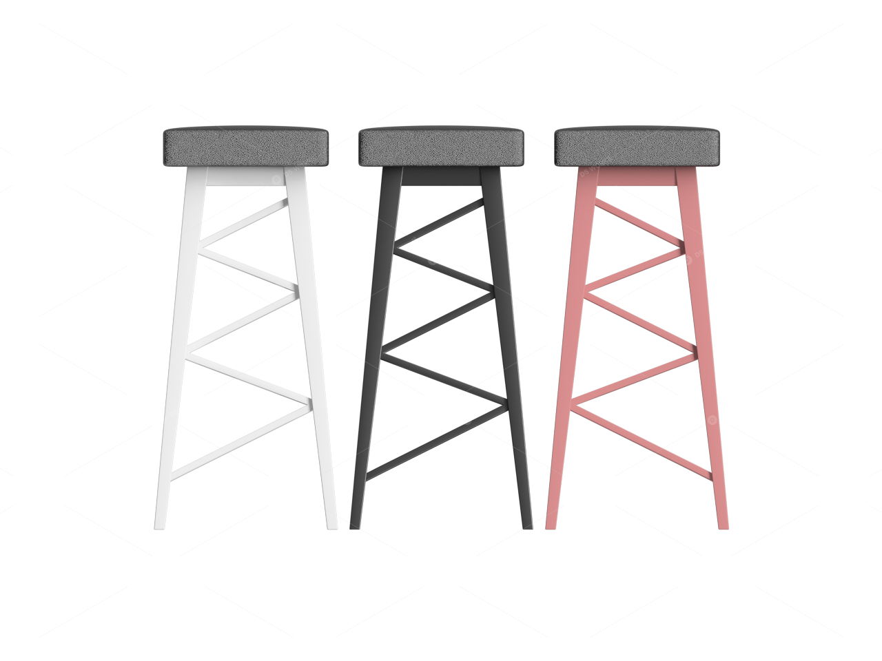 Stools 3D Models 2