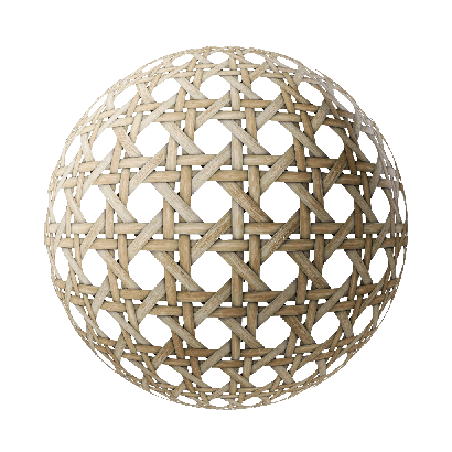 Wickerwork Woven bamboo grain03