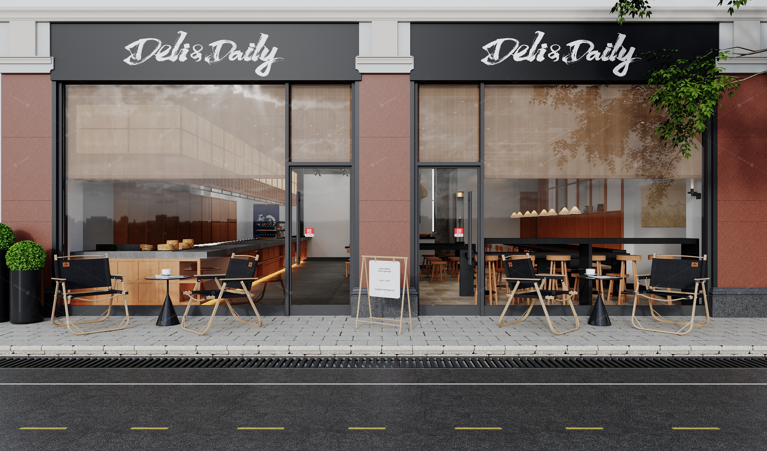 Restaurant Spaces 3D Models