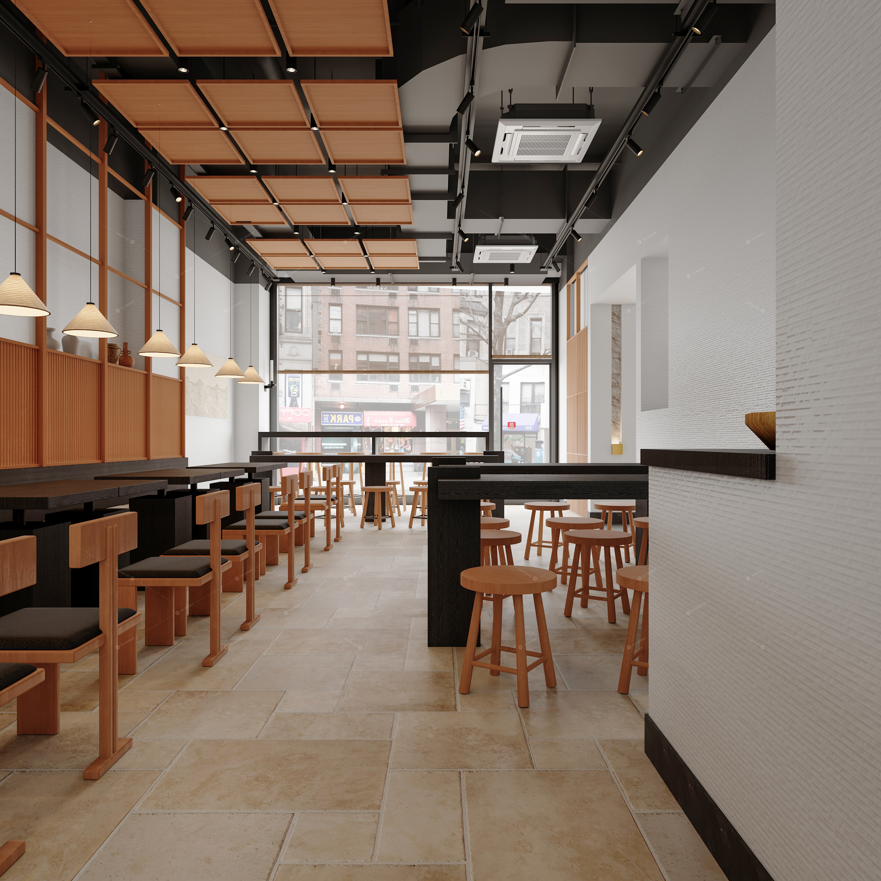 Restaurant Spaces 3D Models 7