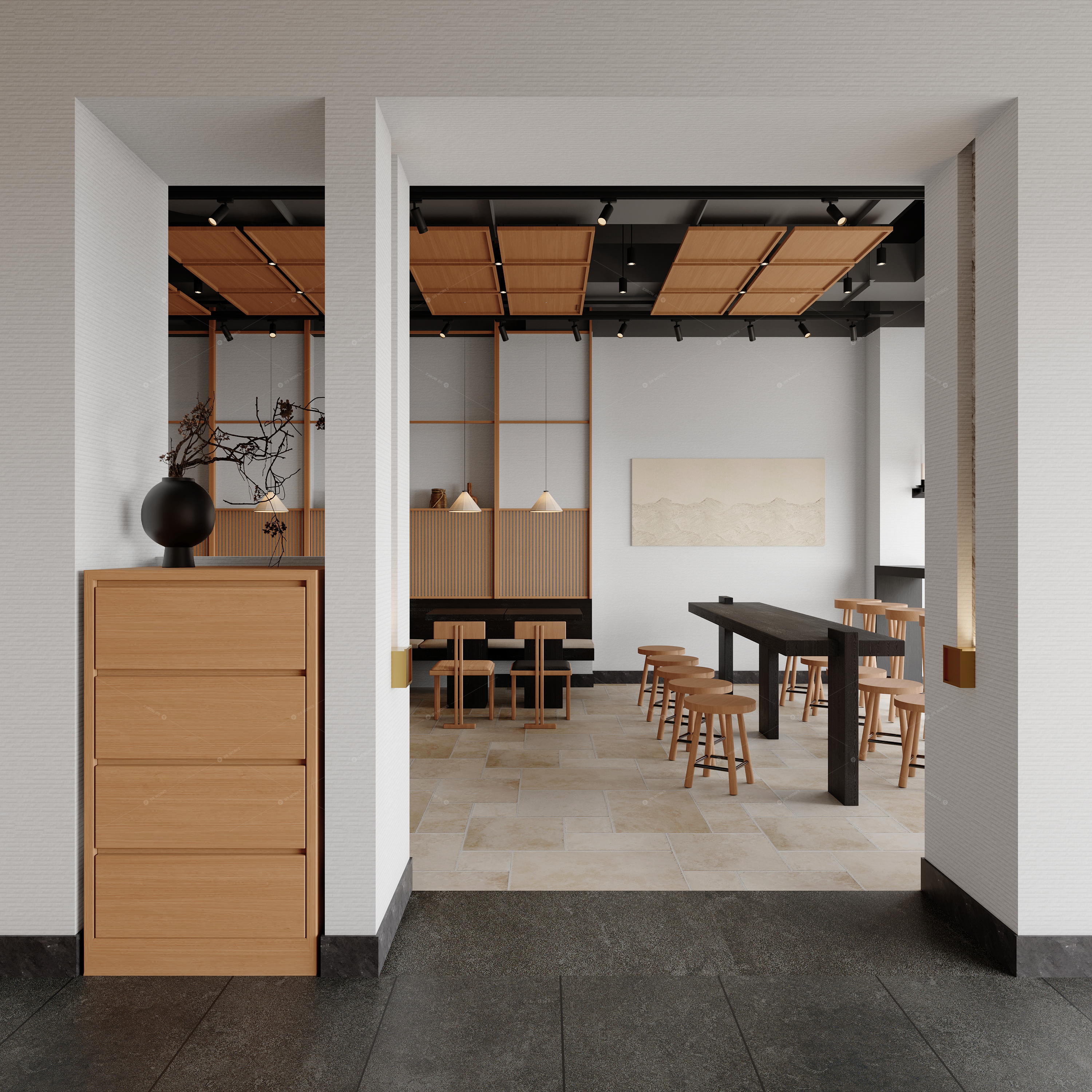 Restaurant Spaces 3D Models 3
