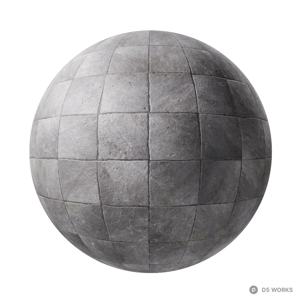 Concrete Floor Tile pbr material - Image 1