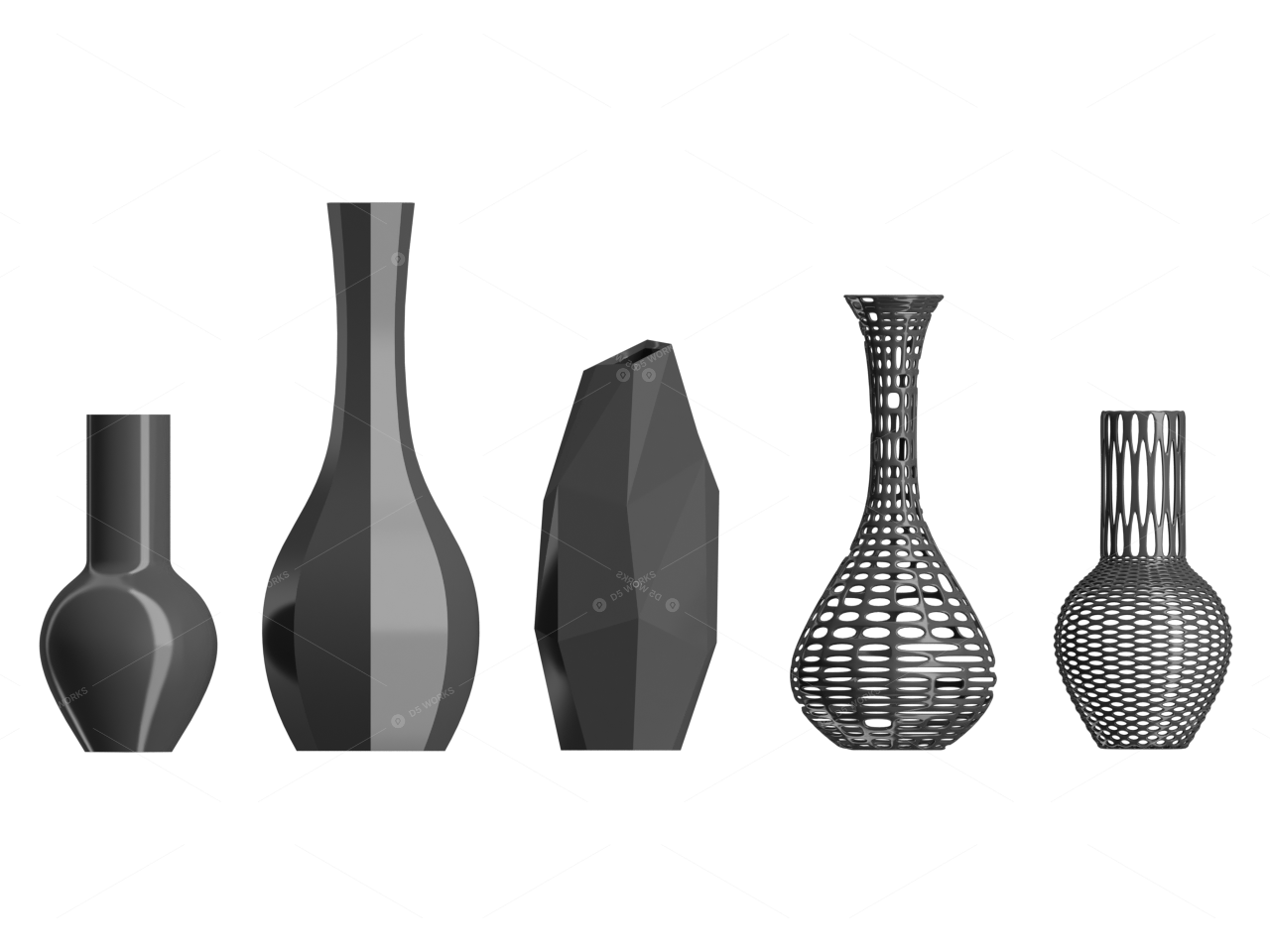 Ceramic Vessels 3D Models 2