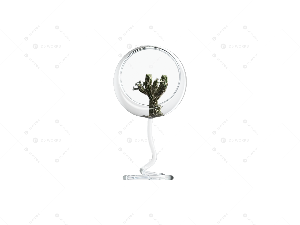 Potted Plant 3d model thumbnail 2