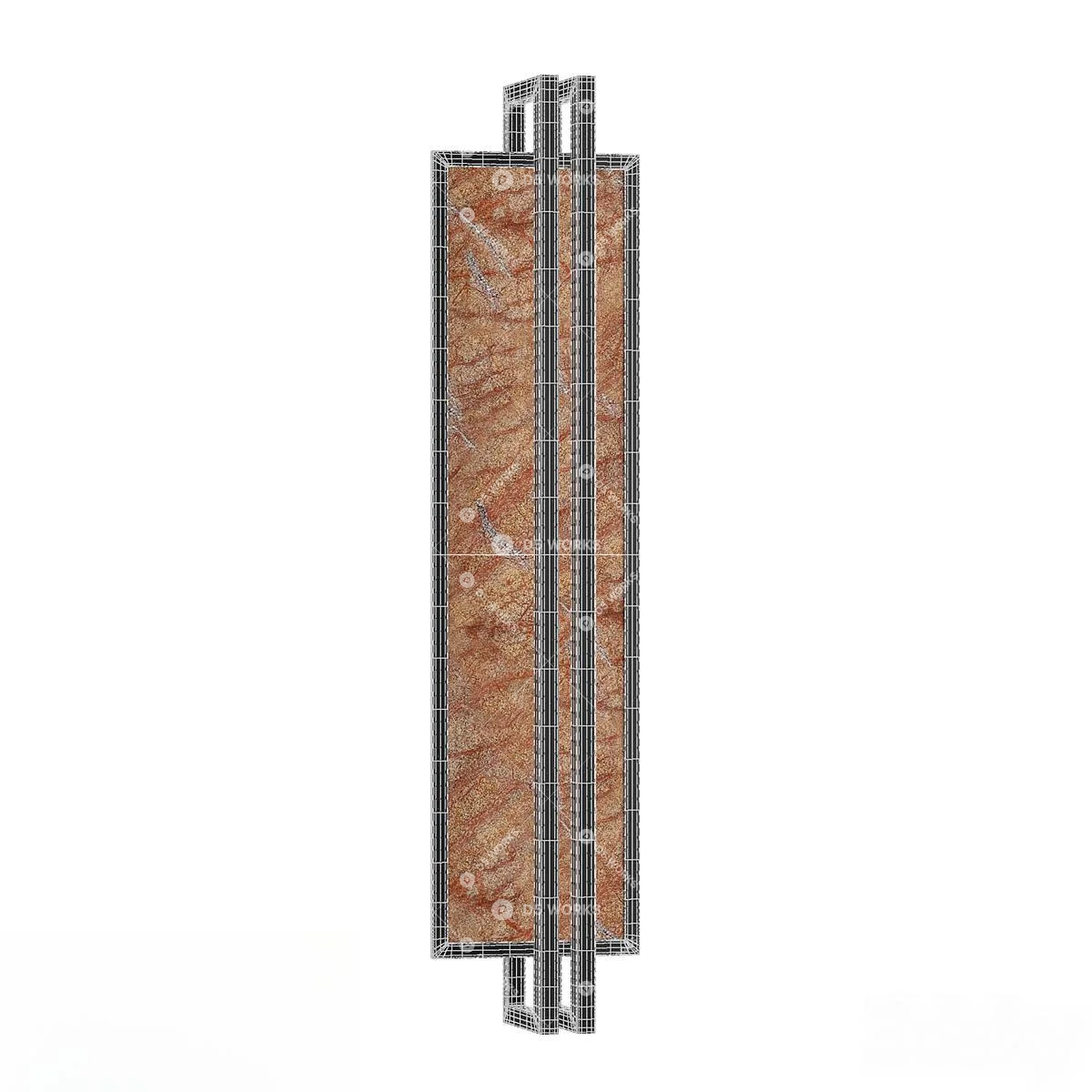New Chinese Wall Lamp 3d model thumbnail 3