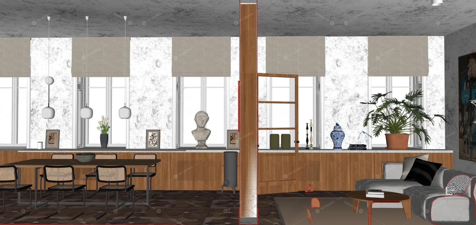 Living & Dining Rooms 3D Models 2