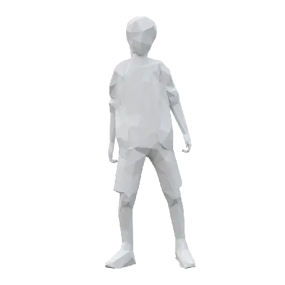 Lowpoly Character 17 3d model