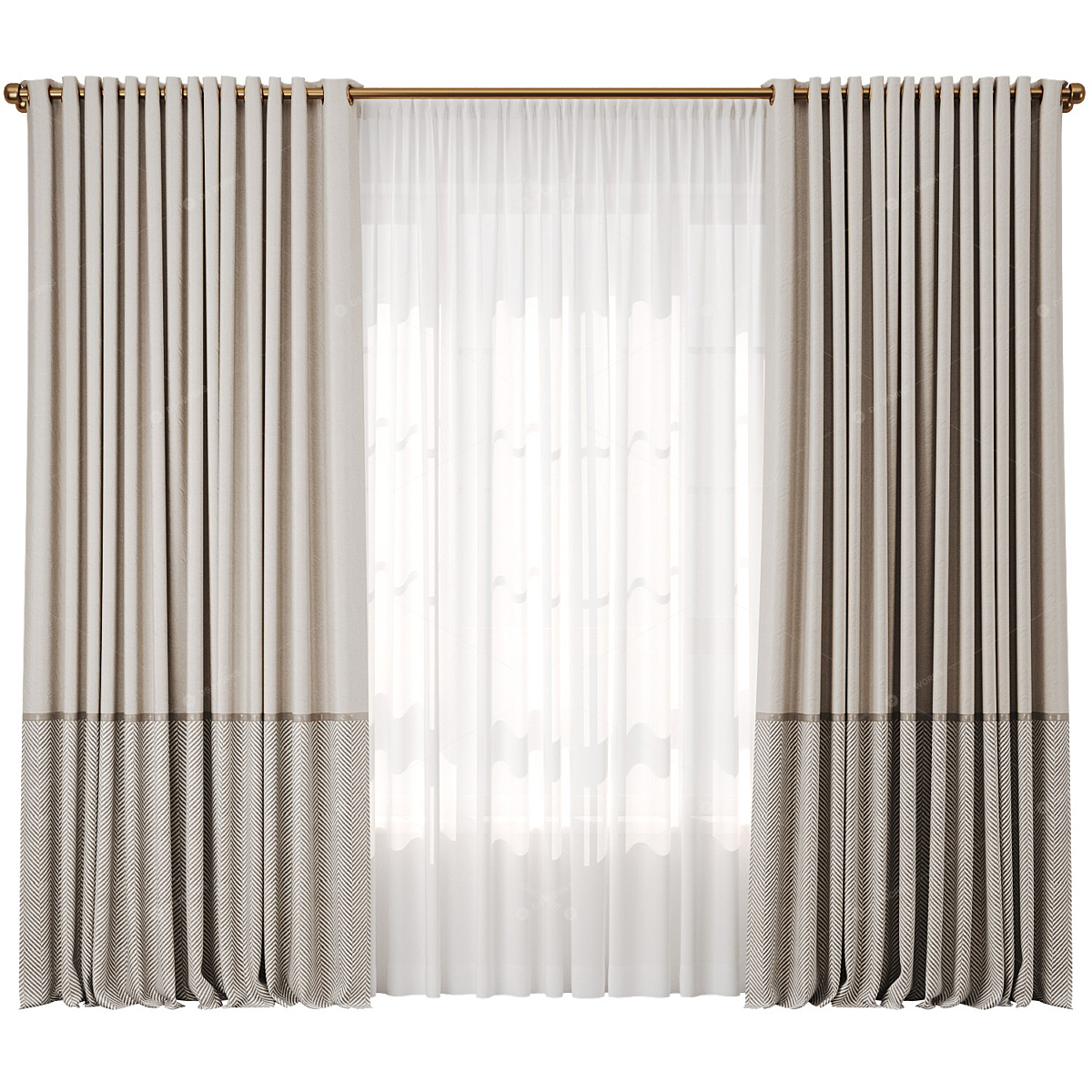 Curtains 3D Models