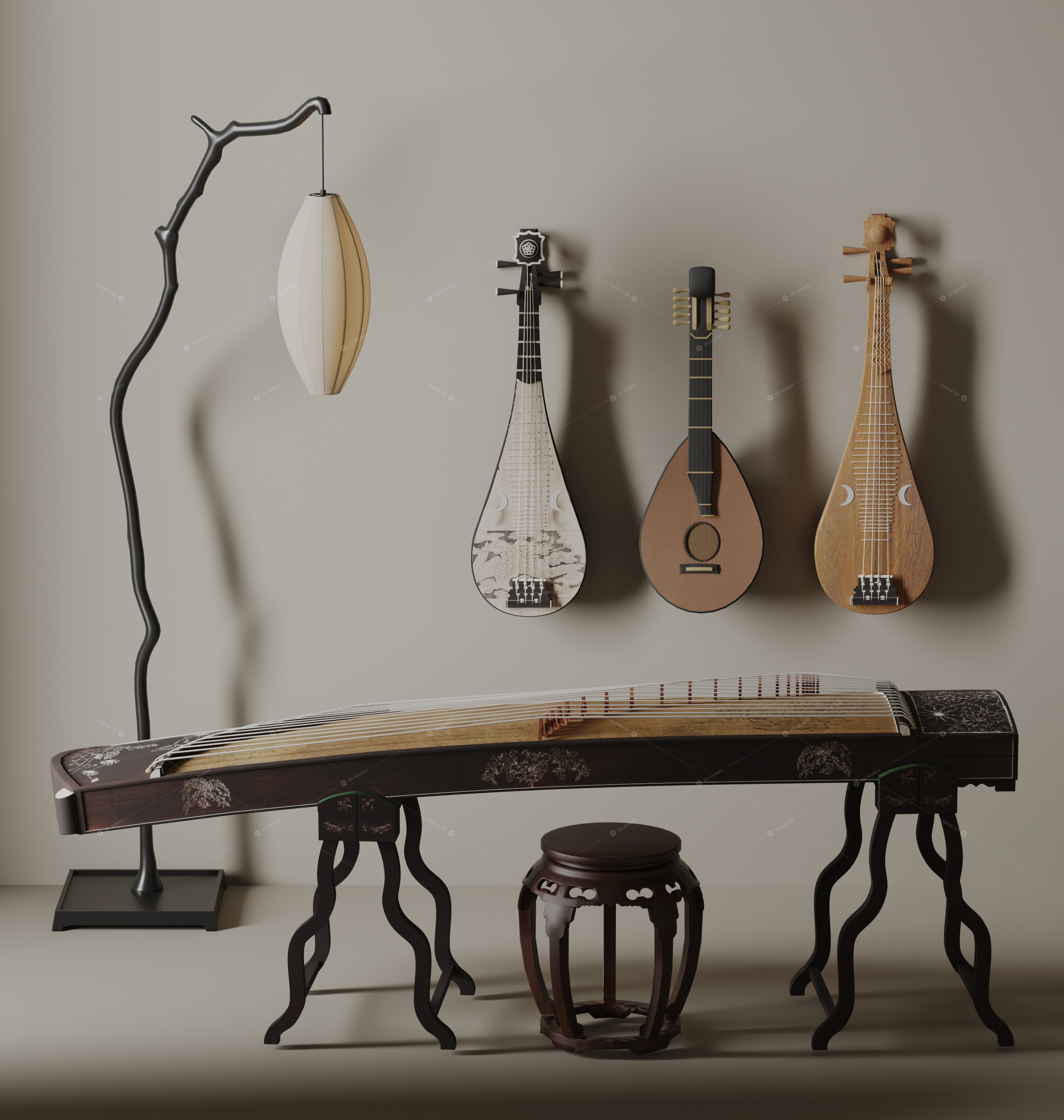 Musical Instruments & Art Supplies 3D Models