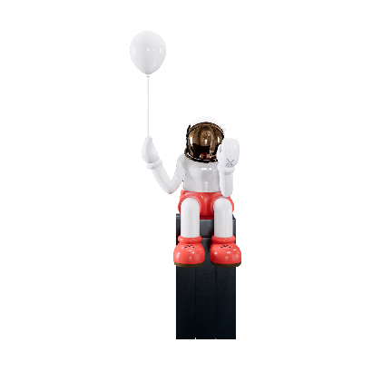 Sculpture Abstract astronaut 