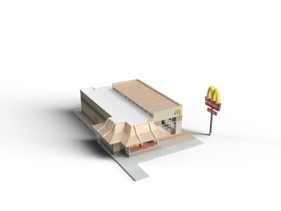 Modern American Restaurant Building