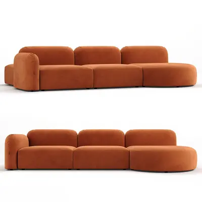 Postmodern Three-seater Sofa