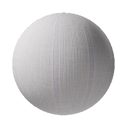 Cotton and Linen White striped linen