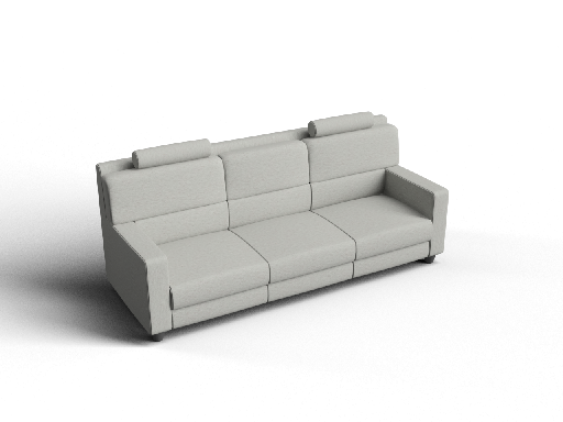 Organic Modern Three-seater Sofa