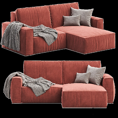 Modern Two-seater Sofa