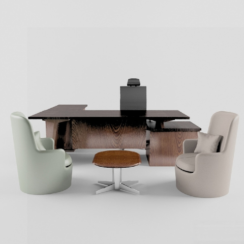 Modern Office Desk & Chair Set