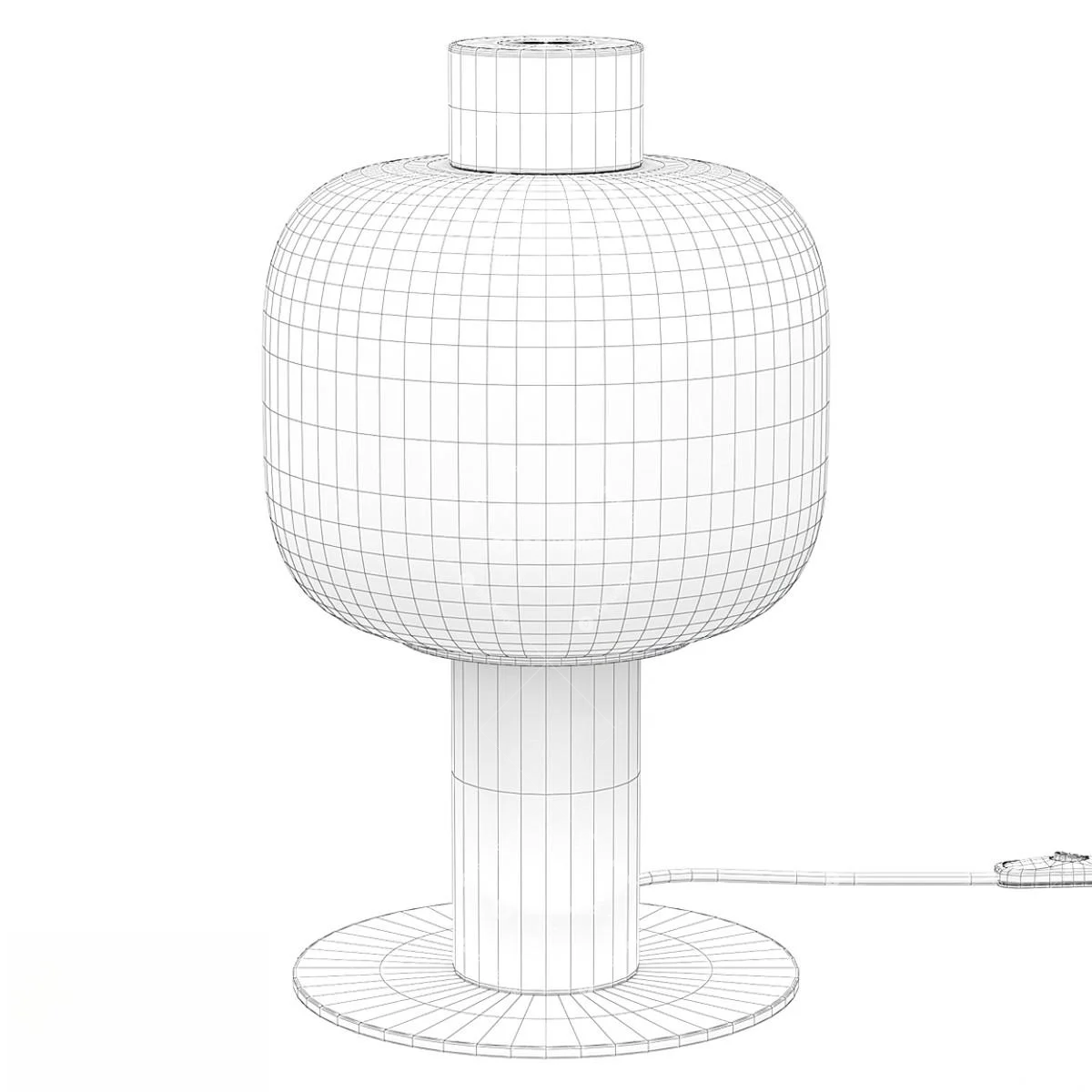 Modern Courtyard Lamp 3d model thumbnail 2