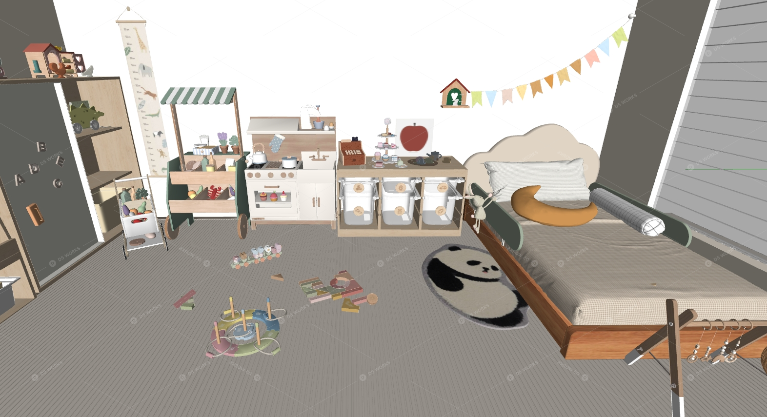 Children's Rooms 3D Models 2