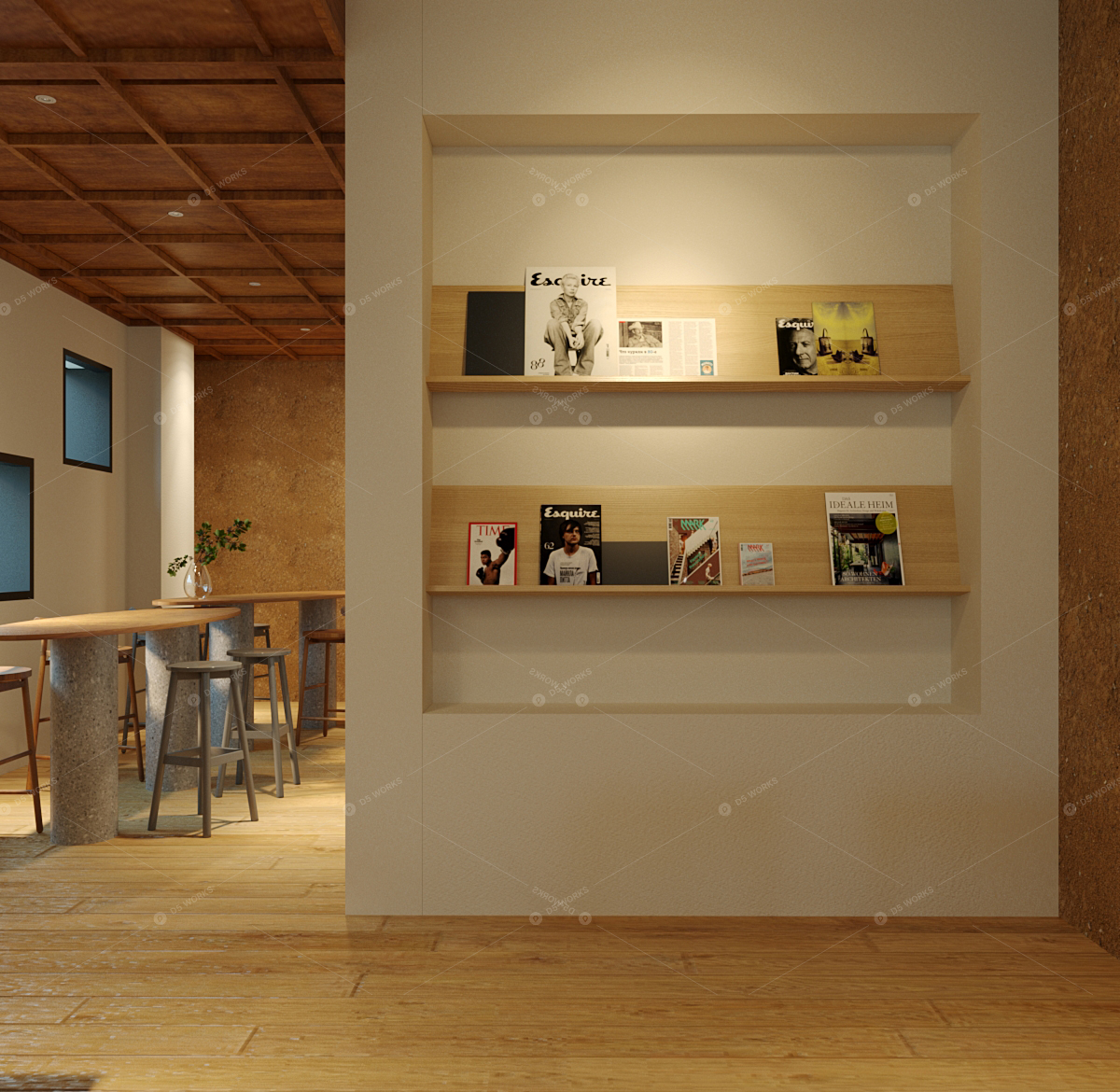 Restaurant Spaces 3D Models 4