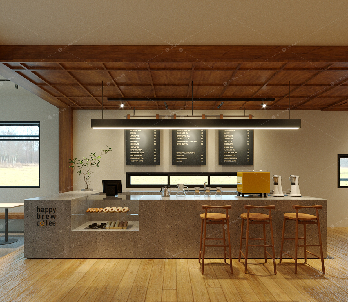 Restaurant Spaces 3D Models 3