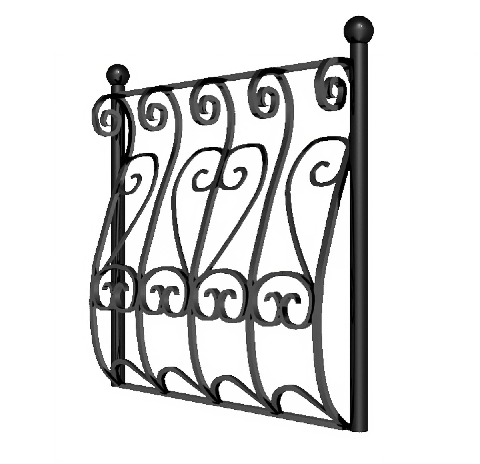 Modern Fence Guardrail