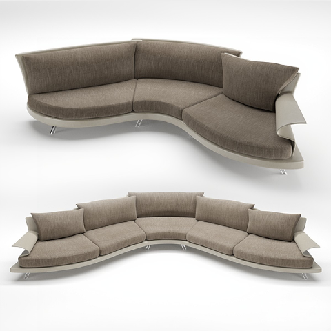 Modern Irregular-shaped Sofa 