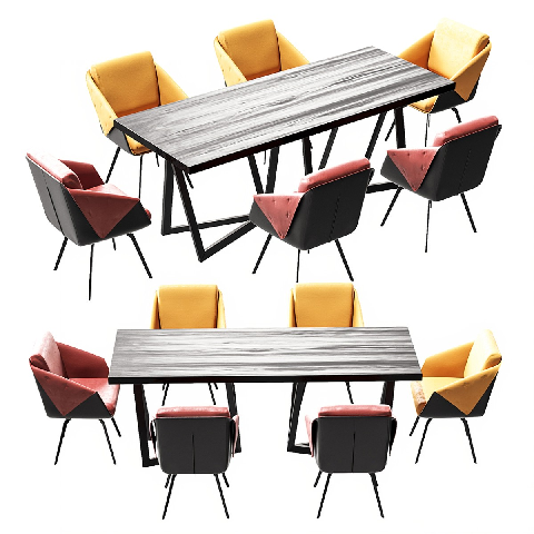 Modern Dining Table & Chairs Set