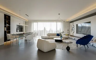 Modern Living & Dining Room