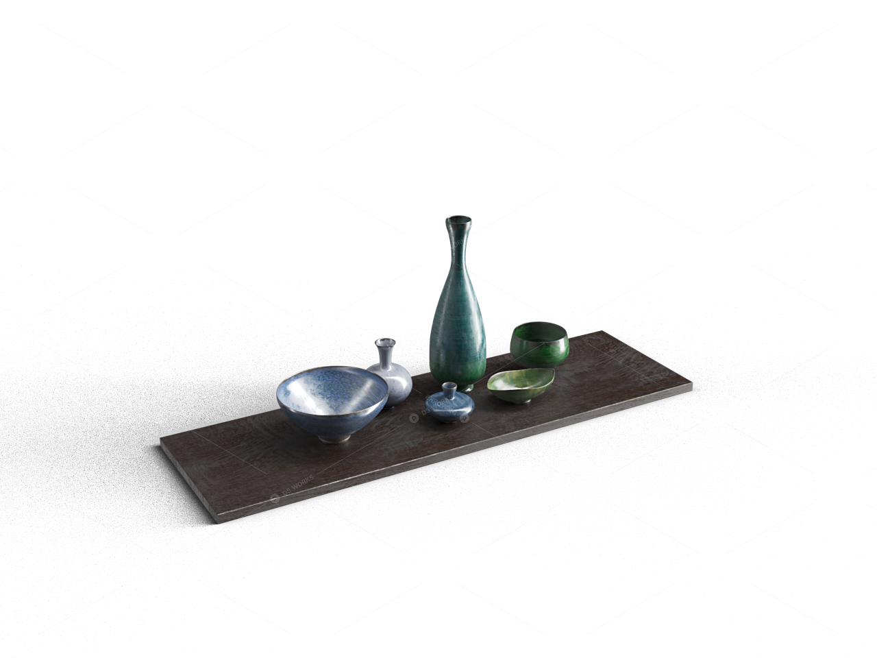 Tea Sets 3D Models