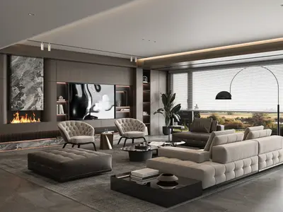 Modern Home Living Room