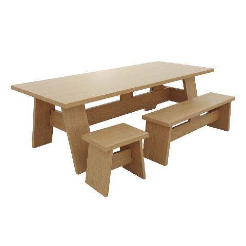 Modern Outdoor Table & Chairs Set