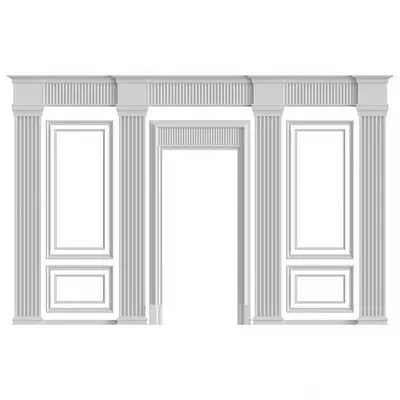 Classic Panel Molding 3d model