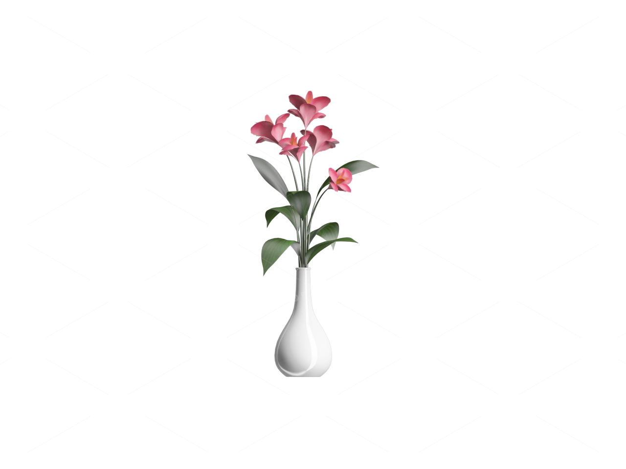 Vases & Floral Arrangements 3D Models 2