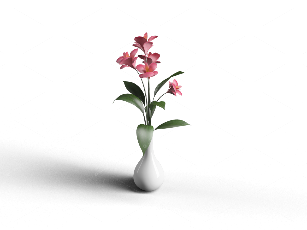 Vases & Floral Arrangements 3D Models