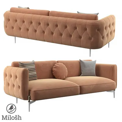 Modern Three-seater Sofa