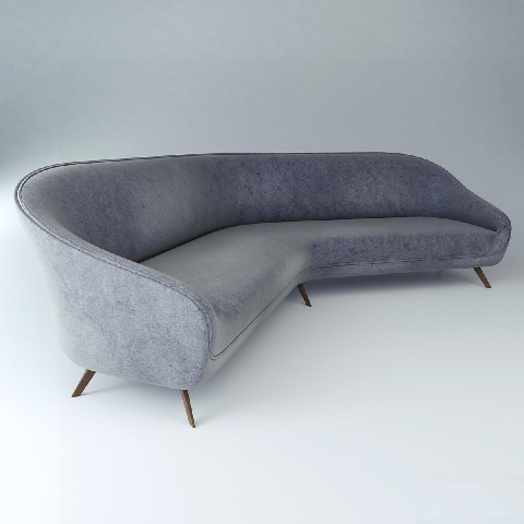 Modern Irregular-shaped Sofa 