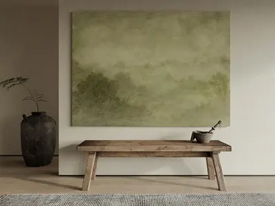 Minimalist Landscape Wall Art 3d model