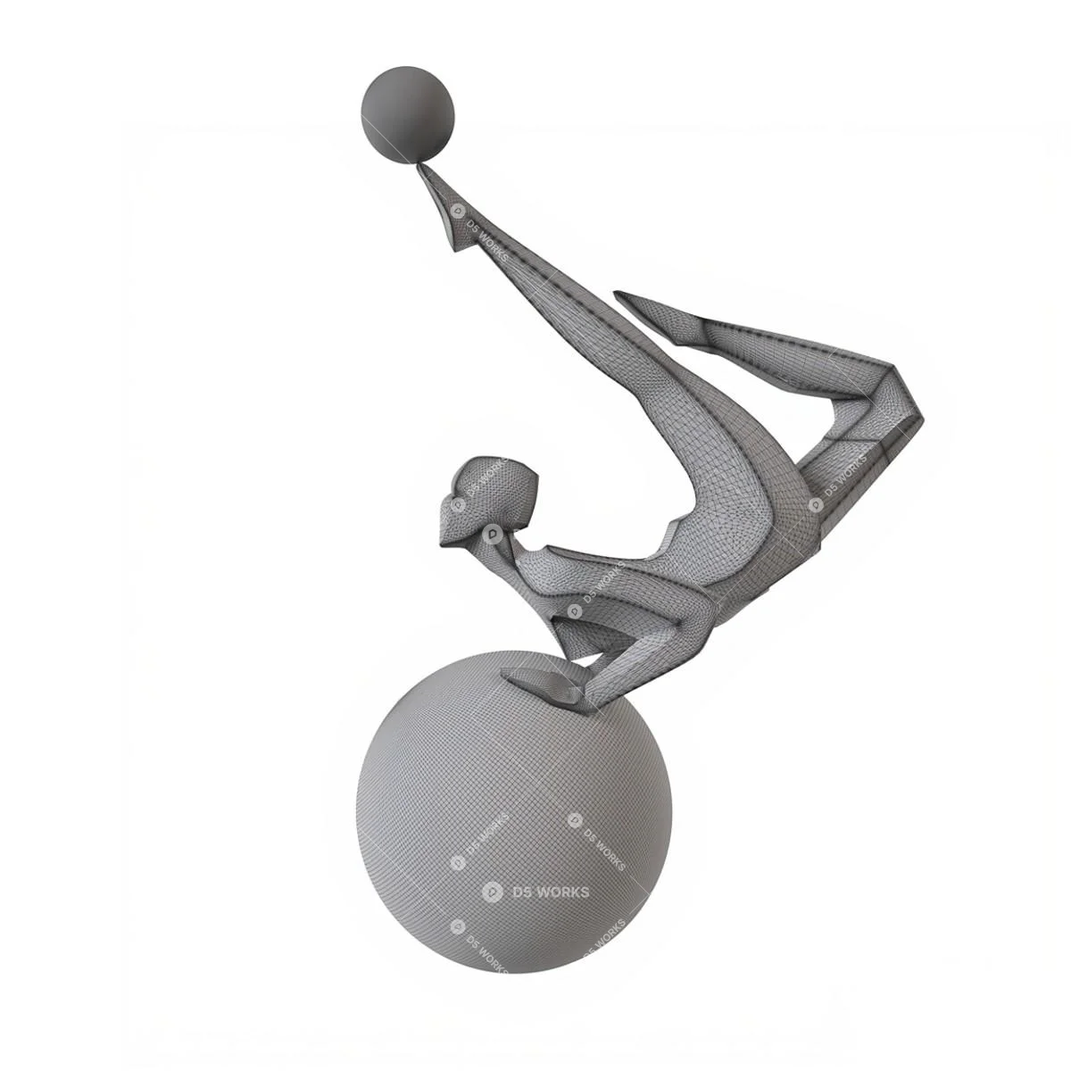 Modern Sculpture 3d model thumbnail 7
