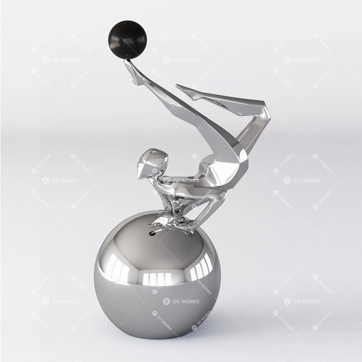 Modern Sculpture 3d model thumbnail 5