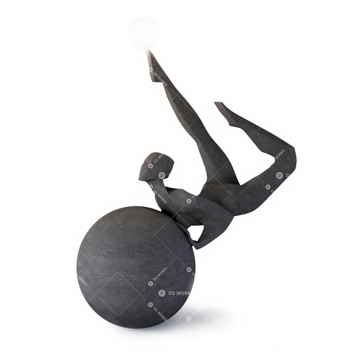 Modern Sculpture 3d model thumbnail 2