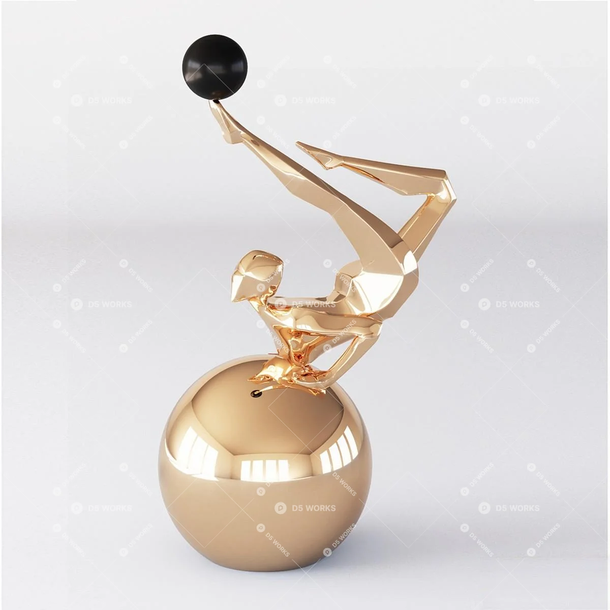 Modern Sculpture 3d model thumbnail 4