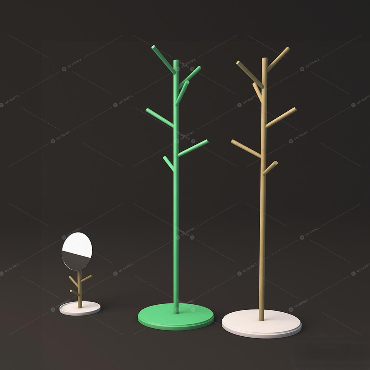 Decorative Mirrors 3D Models