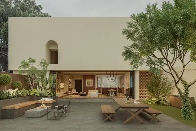 Contemporary Residential Courtyard