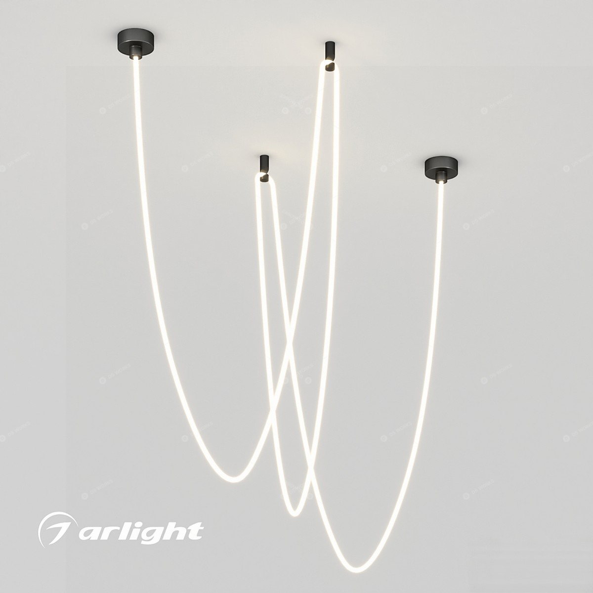 Flush Mount Lights 3D Models